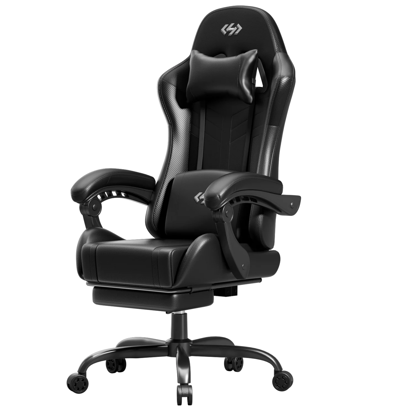 FRODROVIA Ergonomic Gaming Chair With Lumbar Massage And Adjustable Headrest