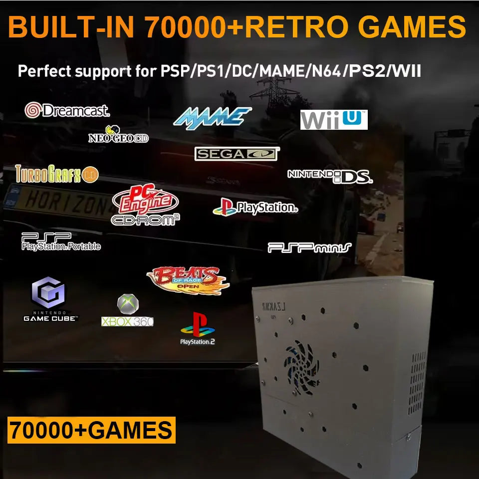 Retro Gaming Device X8 With 70,000 Games And 60 Emulators