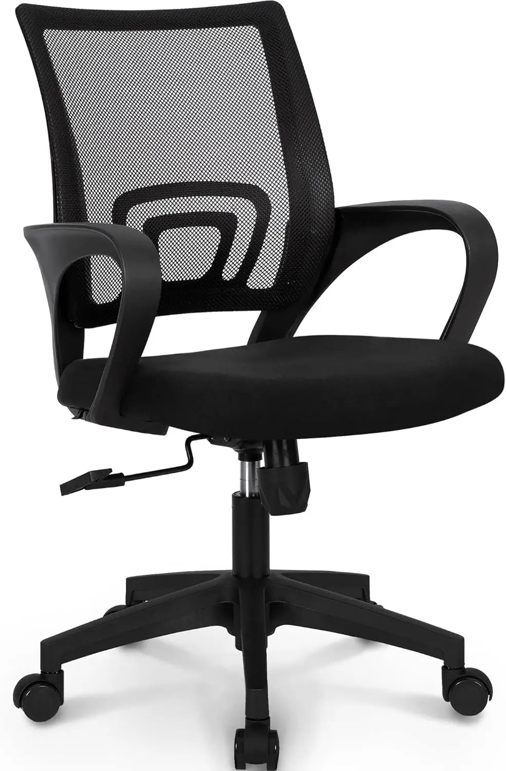 Mesh Gaming Chair With Lumbar Support And Adjustable Height