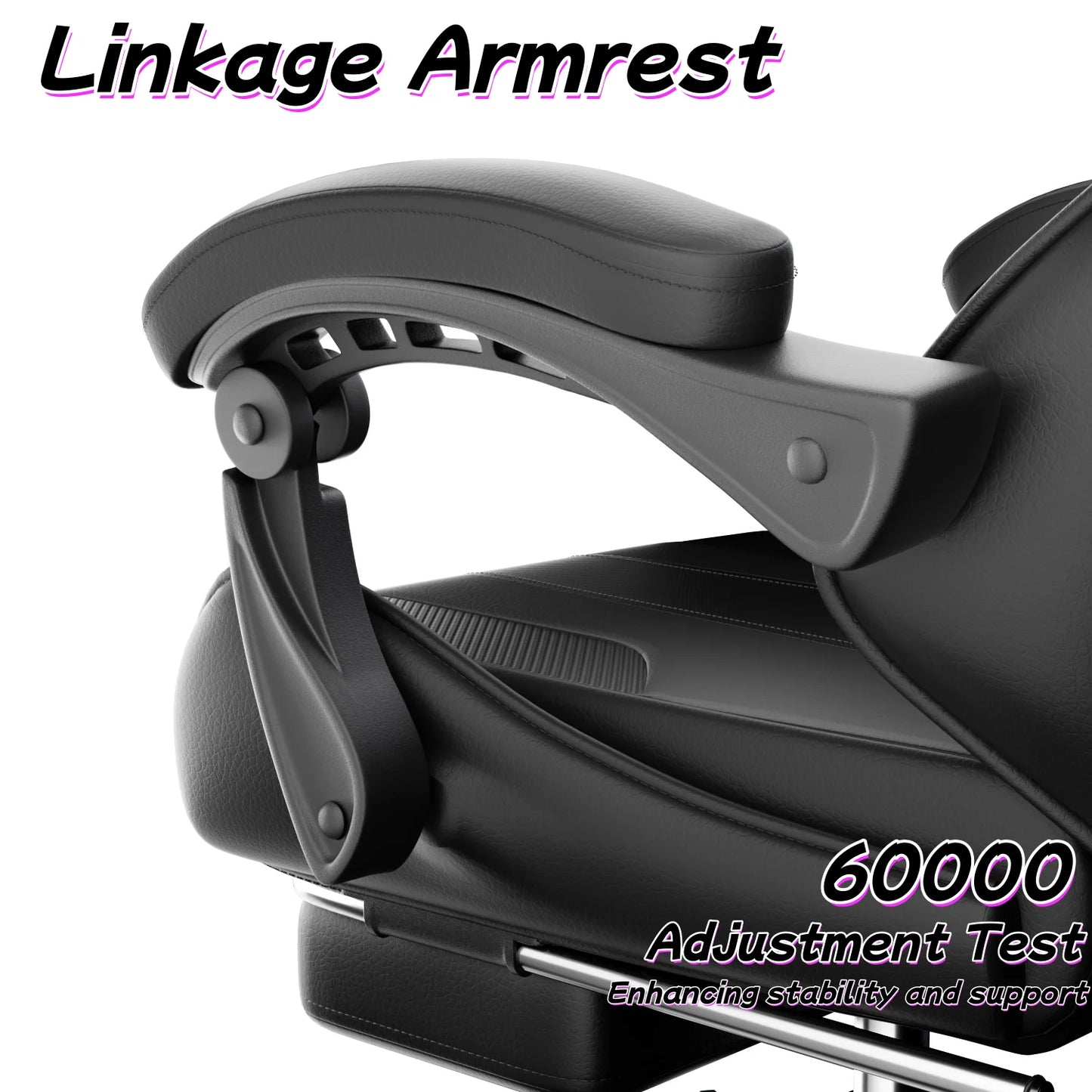 FRODROVIA Ergonomic Gaming Chair With Lumbar Massage And Adjustable Headrest