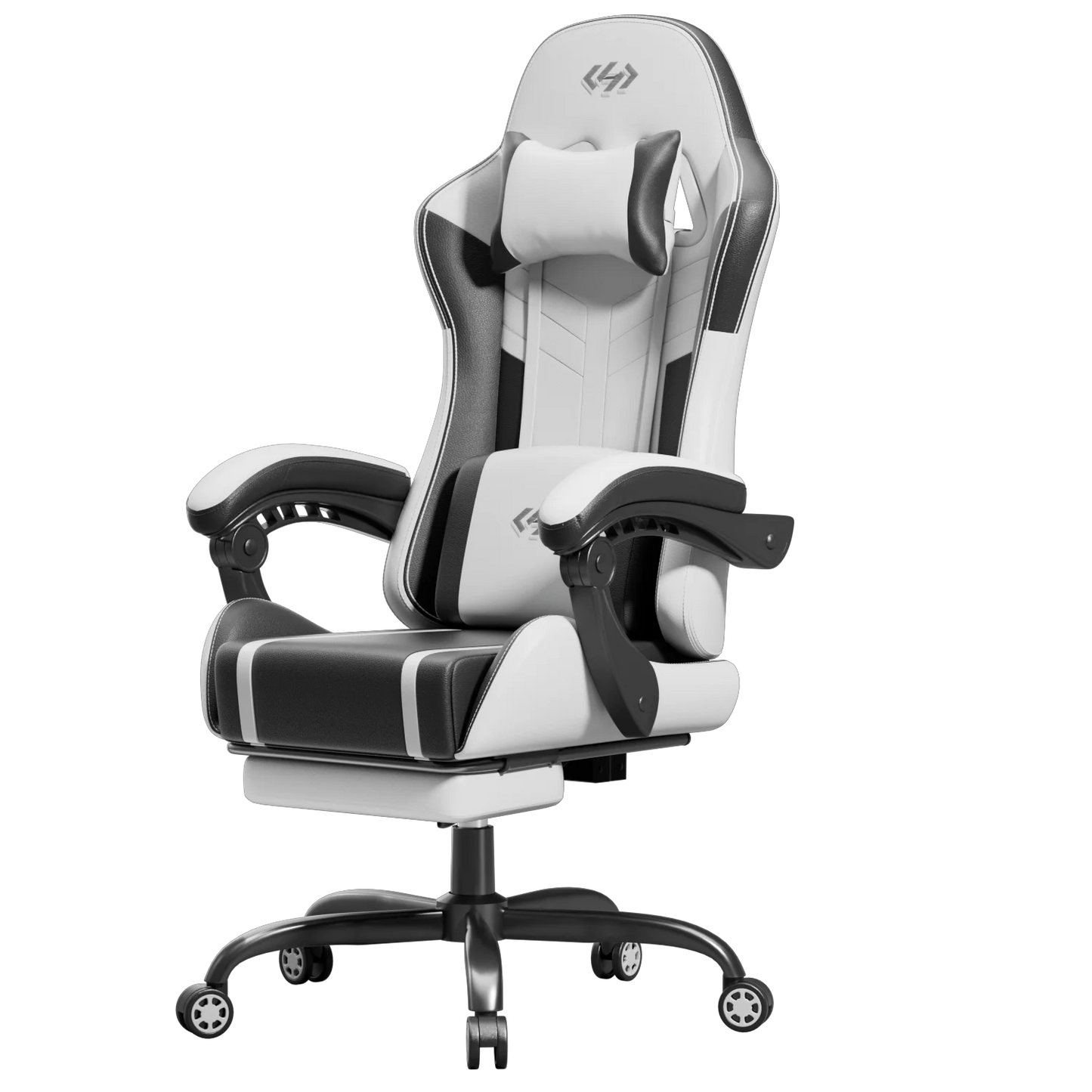 FRODROVIA Ergonomic Gaming Chair With Lumbar Massage And Adjustable Headrest