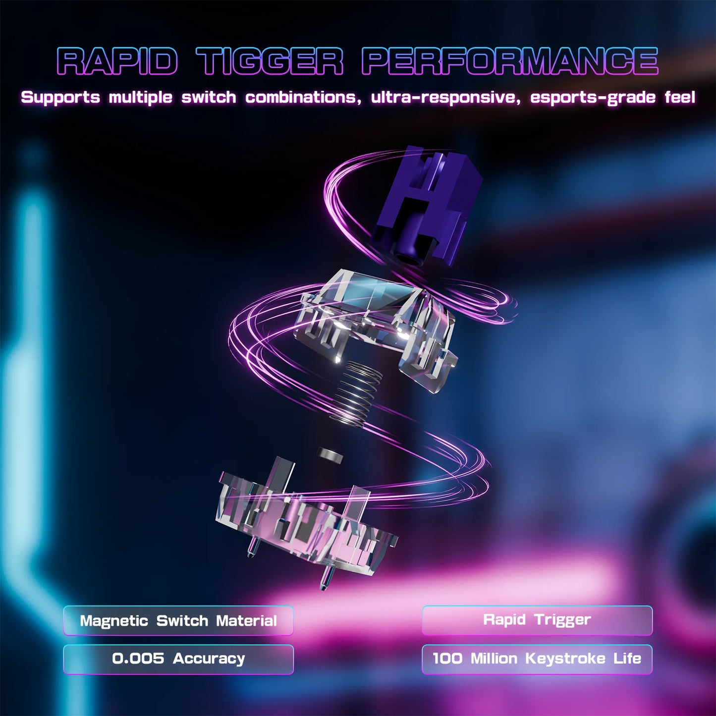Attack Shark R85HE 75 Percent Hall Effect Mechanical RGB Keyboard