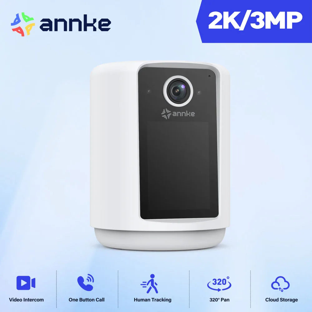 ANNKE 3MP WiFi Outdoor Security Camera With Two Way Audio