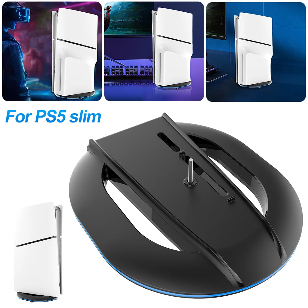 APWIKOGER Vertical Stand For PS5 Slim Console Anti Slip Holder