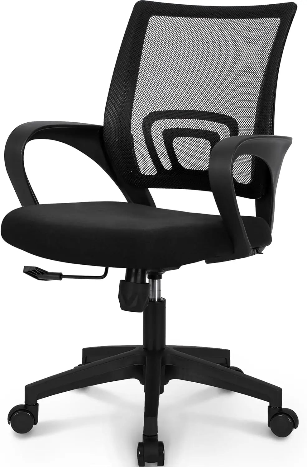 Mesh Gaming Chair With Lumbar Support And Adjustable Height