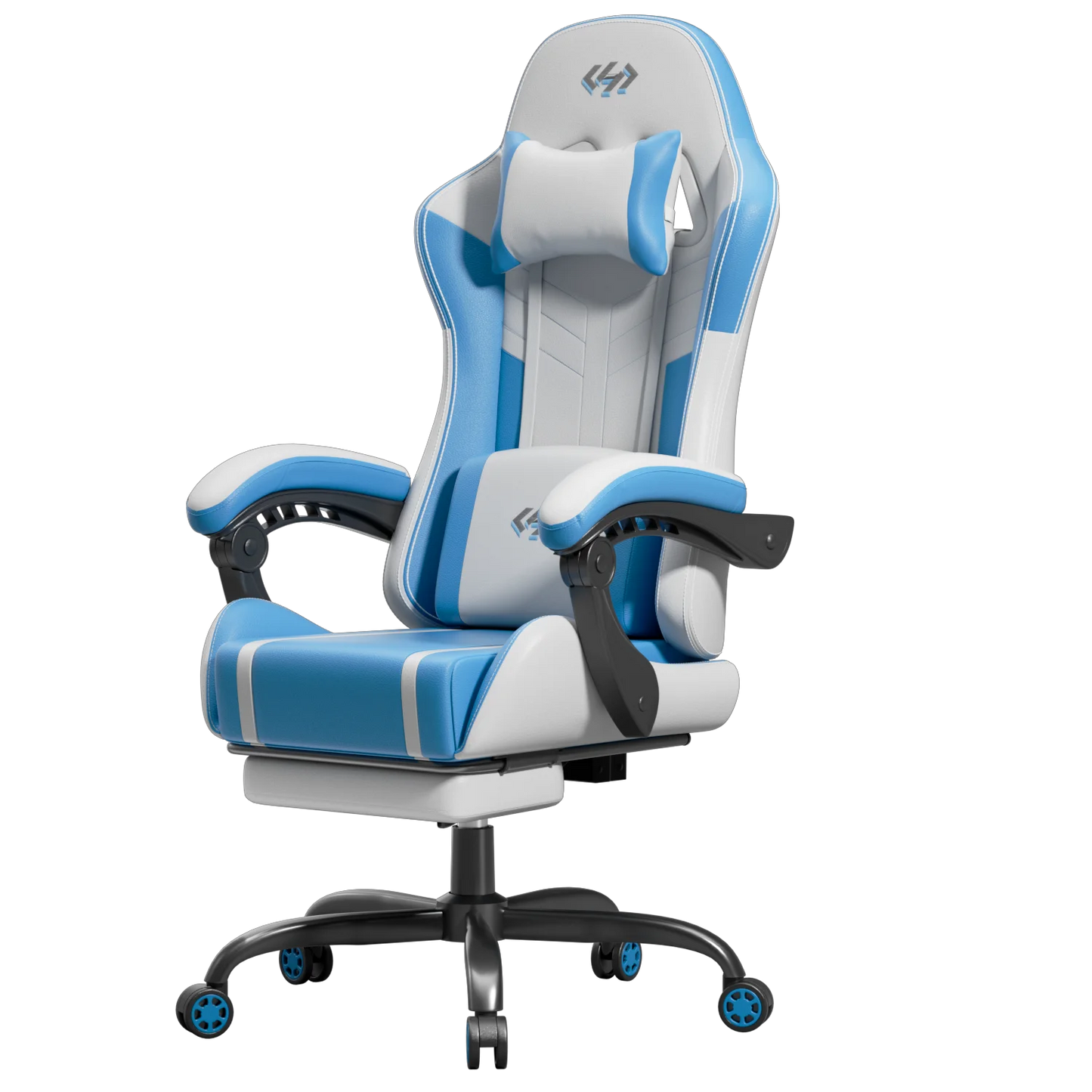 FRODROVIA Ergonomic Gaming Chair With Lumbar Massage And Adjustable Headrest