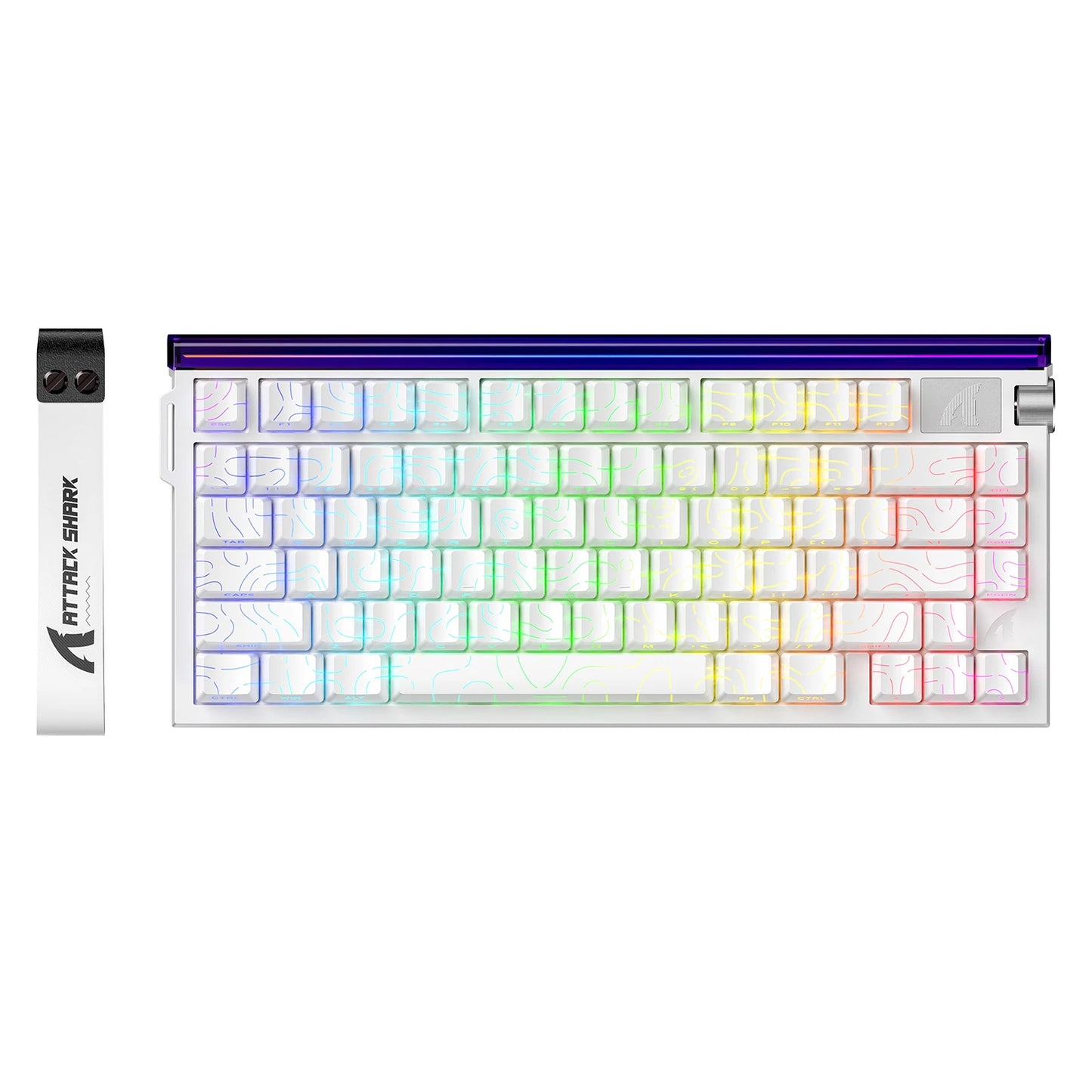 Attack Shark R85HE 75 Percent Hall Effect Mechanical RGB Keyboard