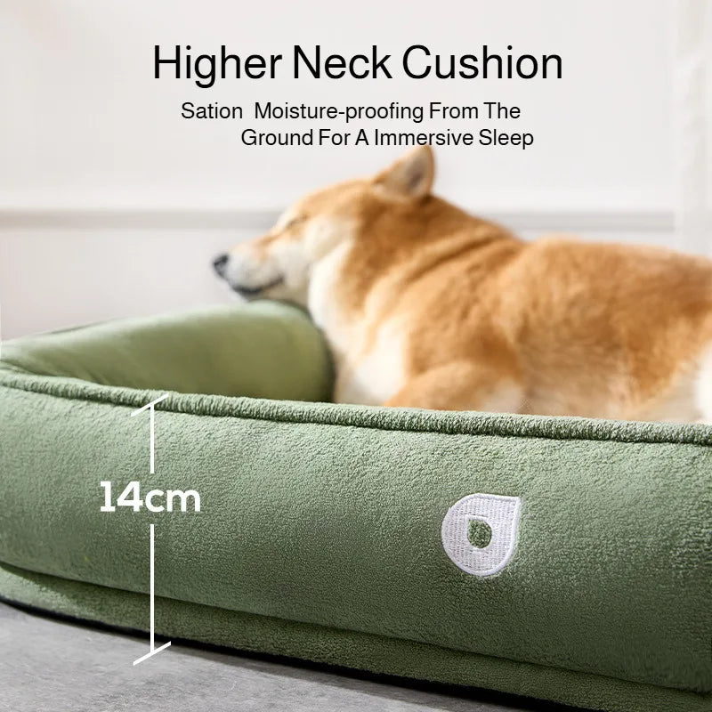 Double-Sided Dog Bed Large Extra Large Dog House Sofa Kennel Soft Fleece Pet Dog Cat Winter Warm Bed S-2XL Pet Accessories