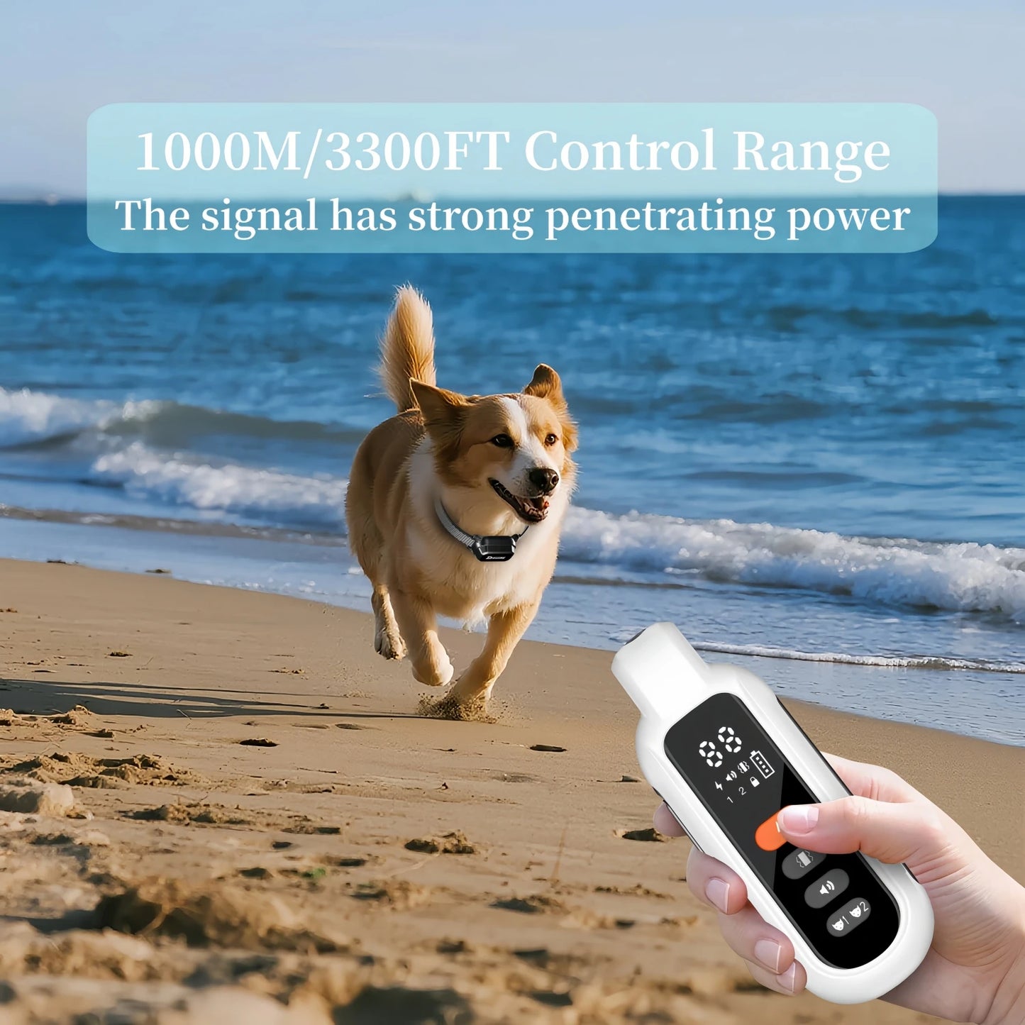 YHLC Electric Dog Training Collar With Remote Control Waterproof