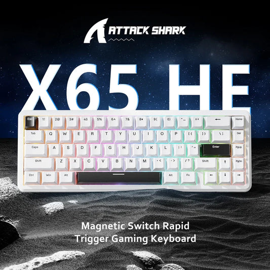 Attack Shark Wired Keyboard 8000 Hz Polling With QMK RGB