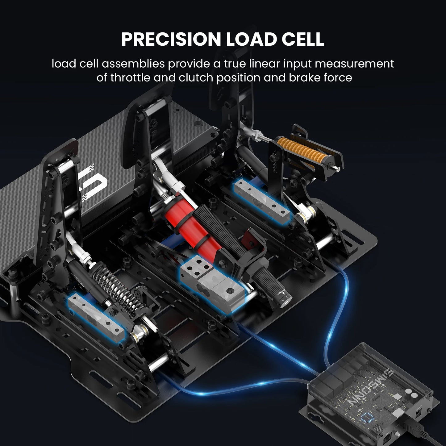 Simsonn Pro X Ultra Sim Racing Pedals With VAM RPO