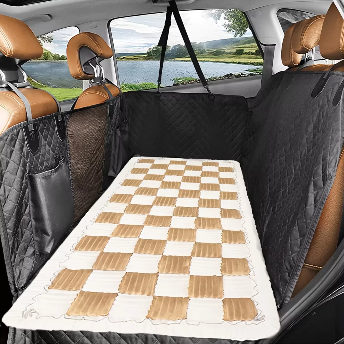 Waterproof Dog Bed Mat And Car Seat Cover Washable Cushion Protector