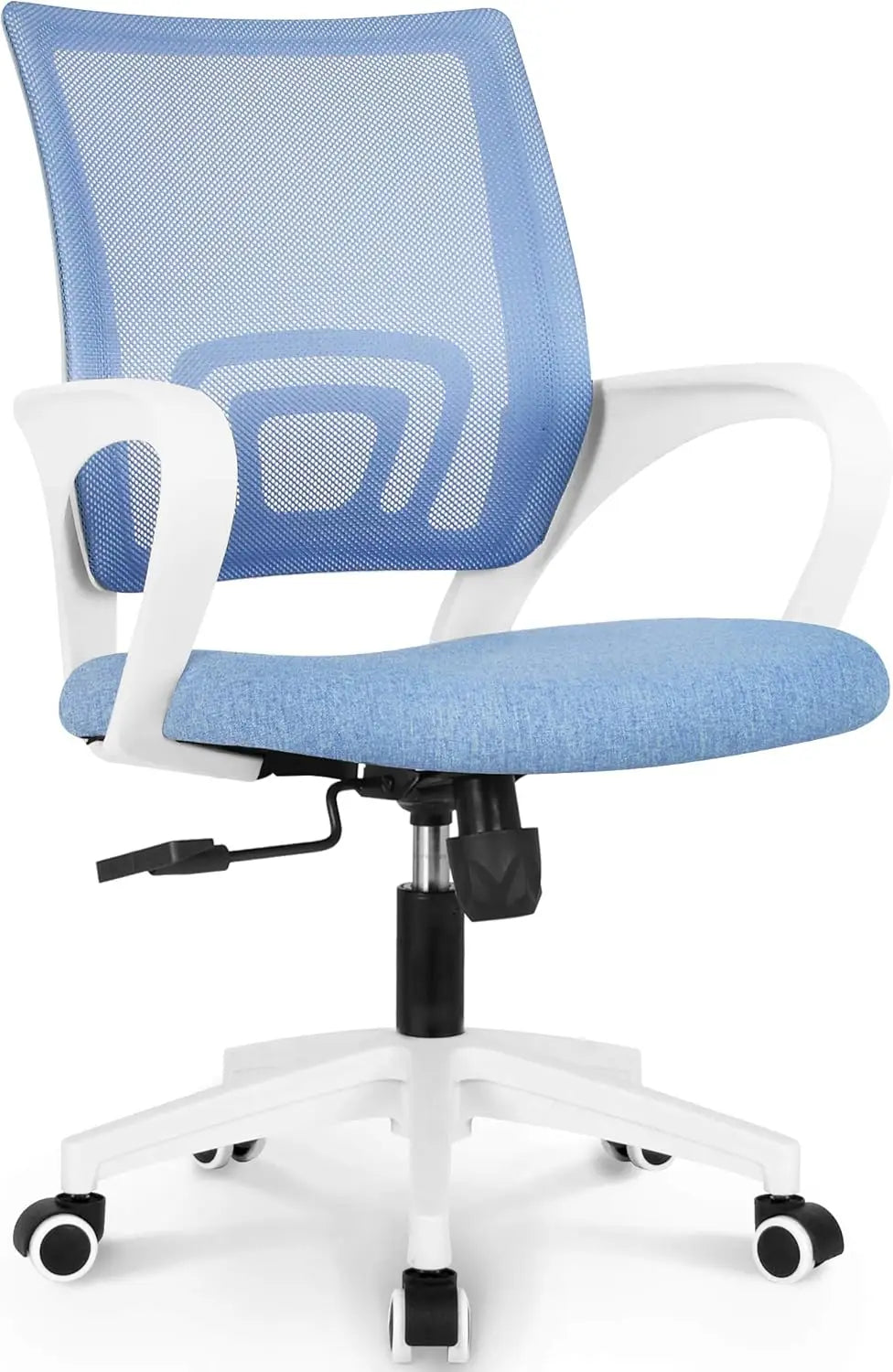 Mesh Gaming Chair With Lumbar Support And Adjustable Height