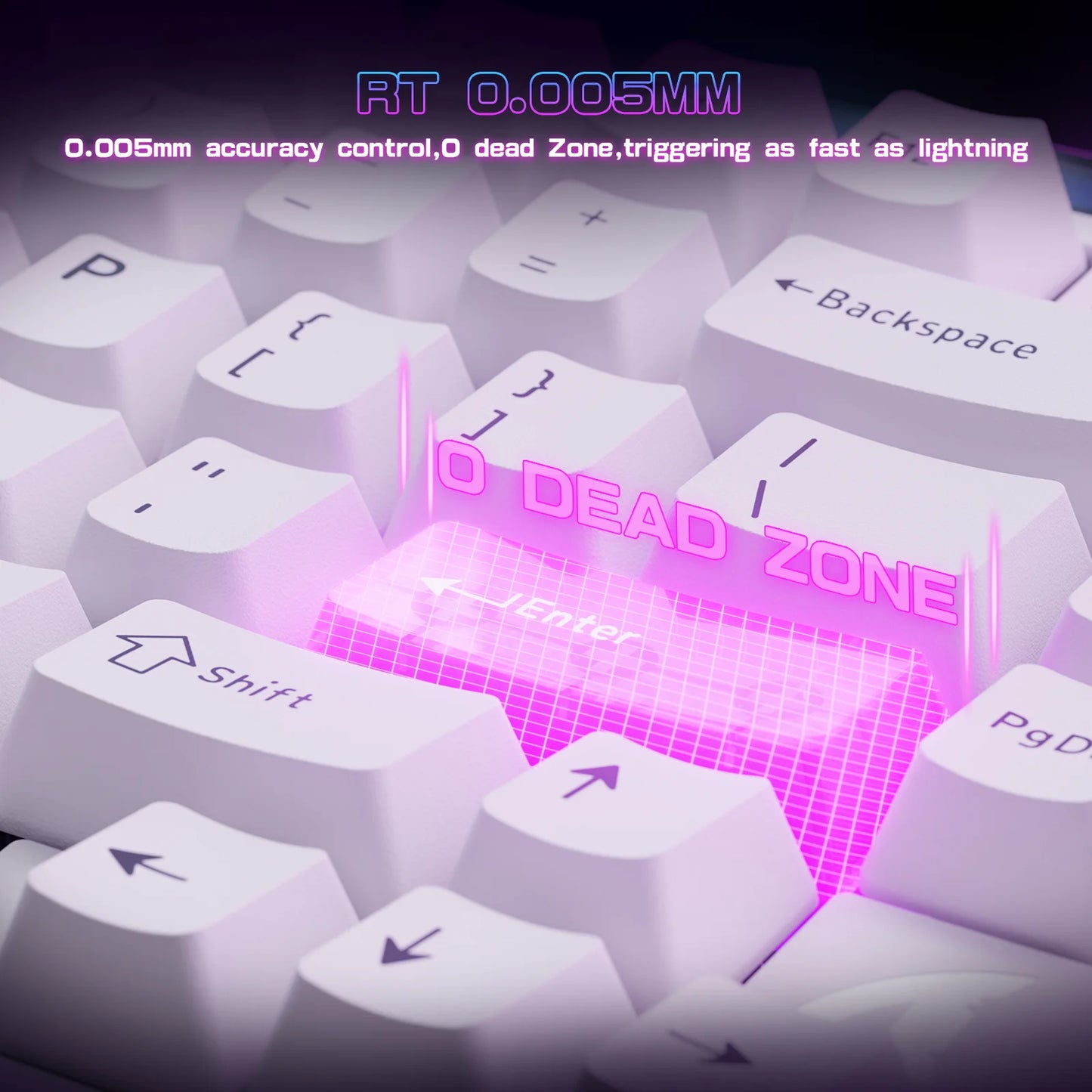 Attack Shark R85HE 75 Percent Hall Effect Mechanical RGB Keyboard