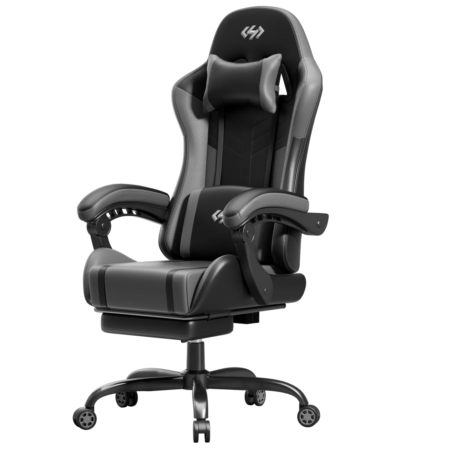 FRODROVIA Ergonomic Gaming Chair With Lumbar Massage And Adjustable Headrest