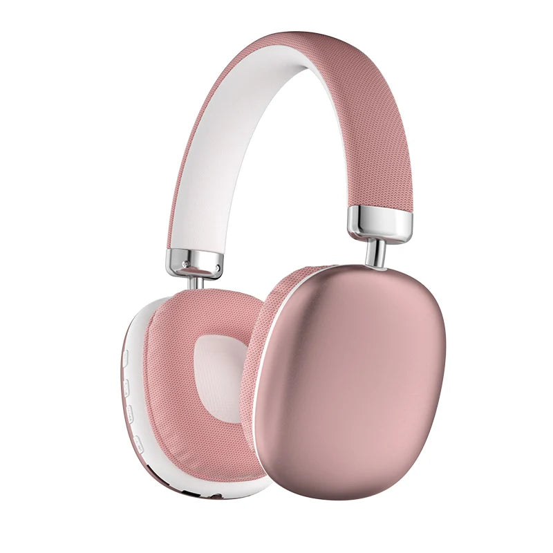 Foldable Bluetooth Over Ear Headphones HiFi Wireless Headset With AUX